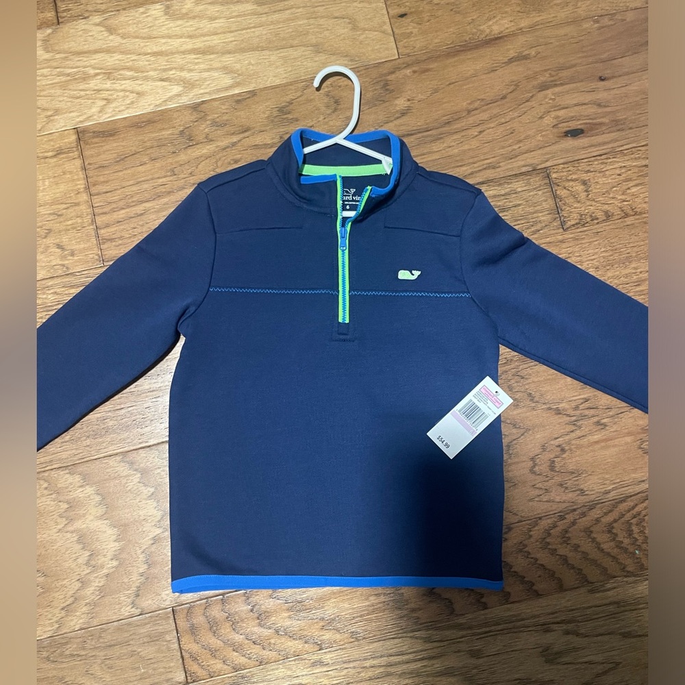 NWT vineyard vine boys half zip